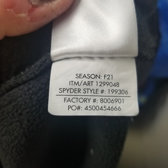 Spyder constant black zip sweater jacket - Picture 9 of 11